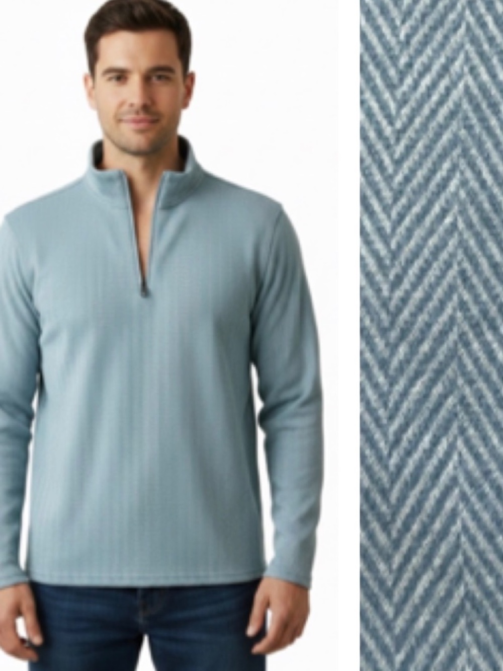 NWT Sonoma sweatshirt, chevron, soft material sm